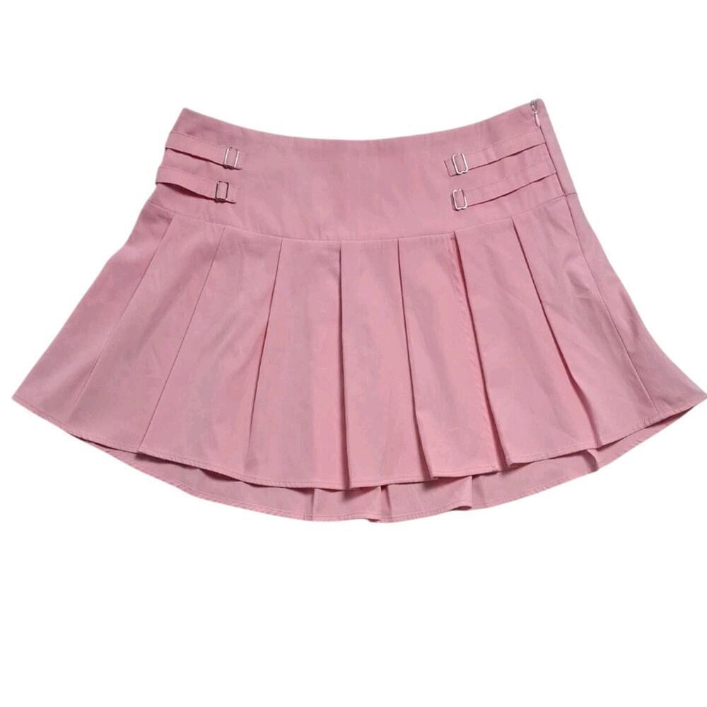 Princess Polly Academia Pleated Mini Skirt Pink Sz 12 Barbiecore Mean Girls Y2K